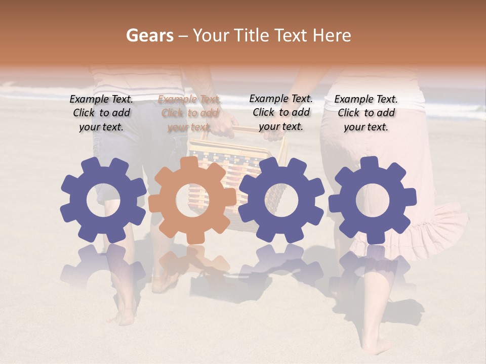 Water Senior Sunrise PowerPoint Template