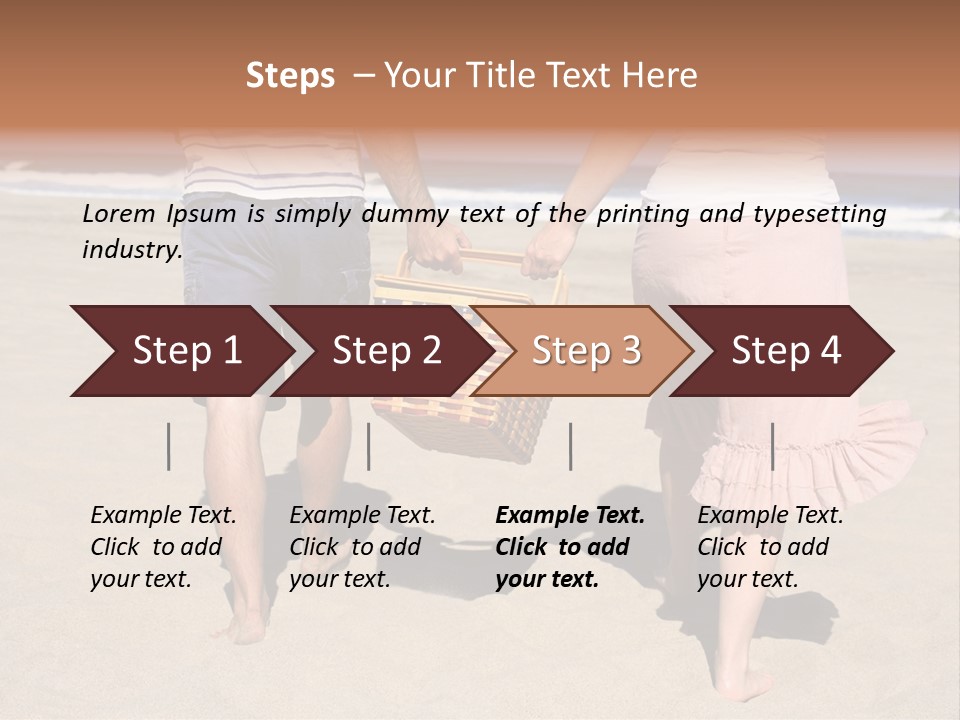 Water Senior Sunrise PowerPoint Template