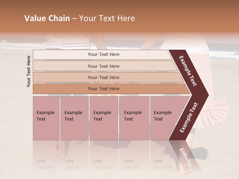 Water Senior Sunrise PowerPoint Template