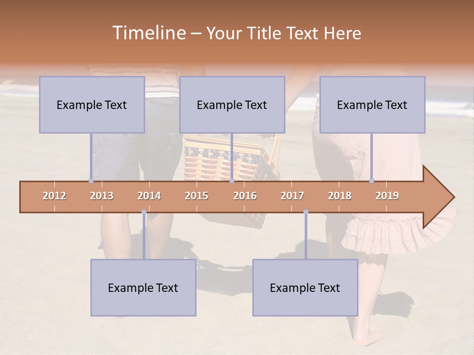 Water Senior Sunrise PowerPoint Template
