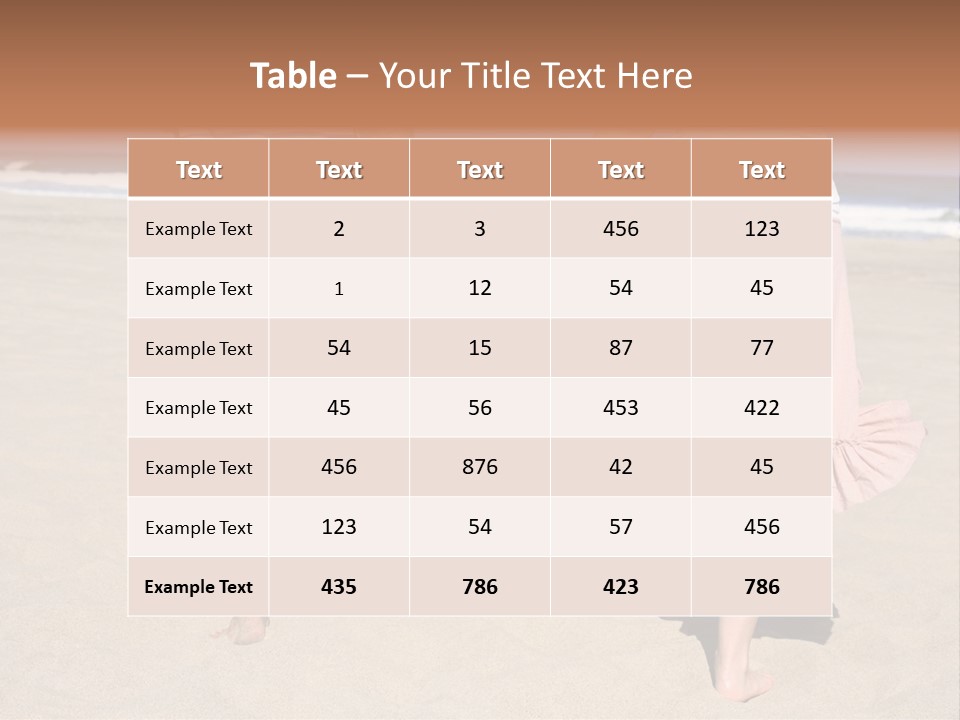 Water Senior Sunrise PowerPoint Template
