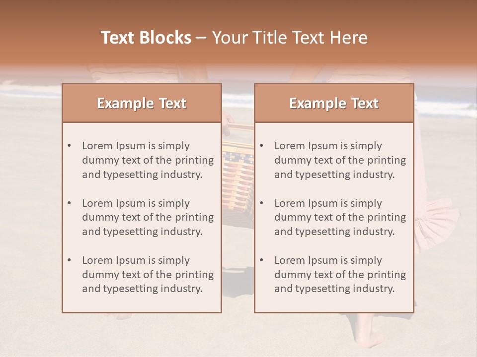 Water Senior Sunrise PowerPoint Template