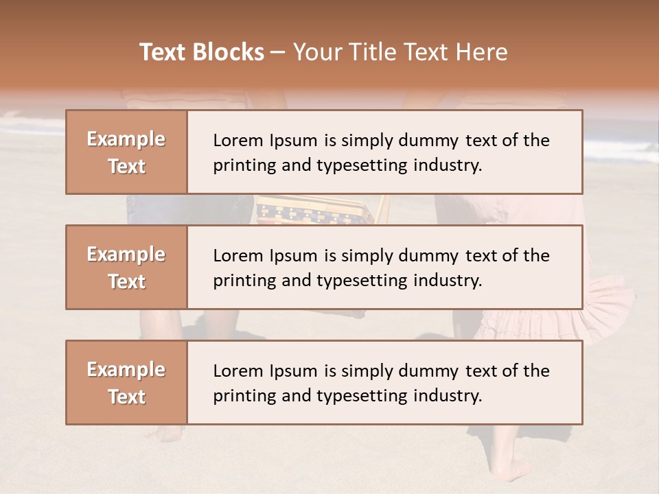 Water Senior Sunrise PowerPoint Template