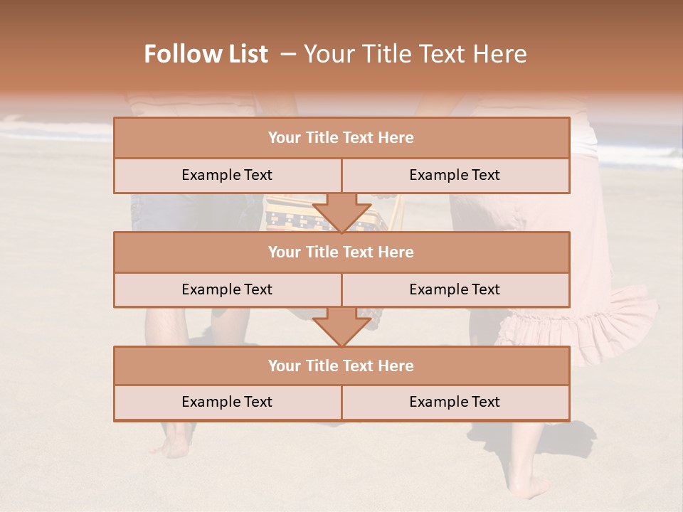 Water Senior Sunrise PowerPoint Template