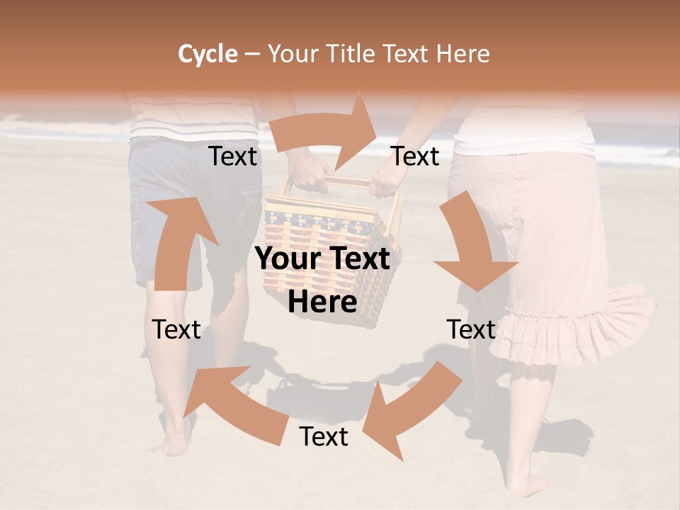 Water Senior Sunrise PowerPoint Template