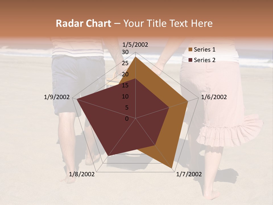 Water Senior Sunrise PowerPoint Template