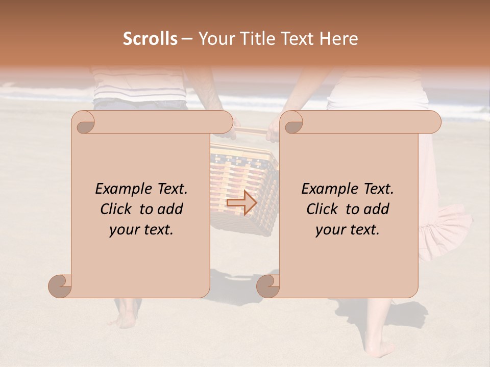 Water Senior Sunrise PowerPoint Template