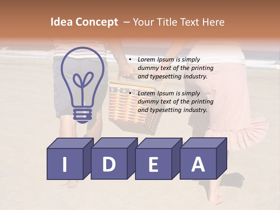 Water Senior Sunrise PowerPoint Template