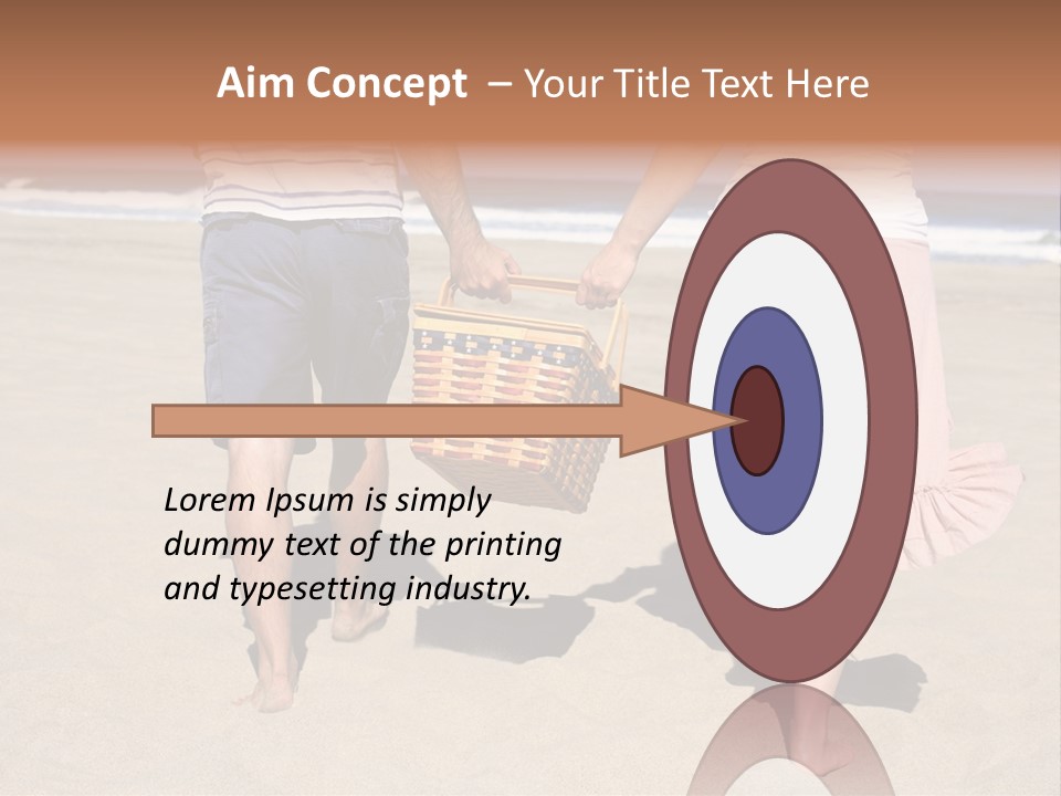 Water Senior Sunrise PowerPoint Template