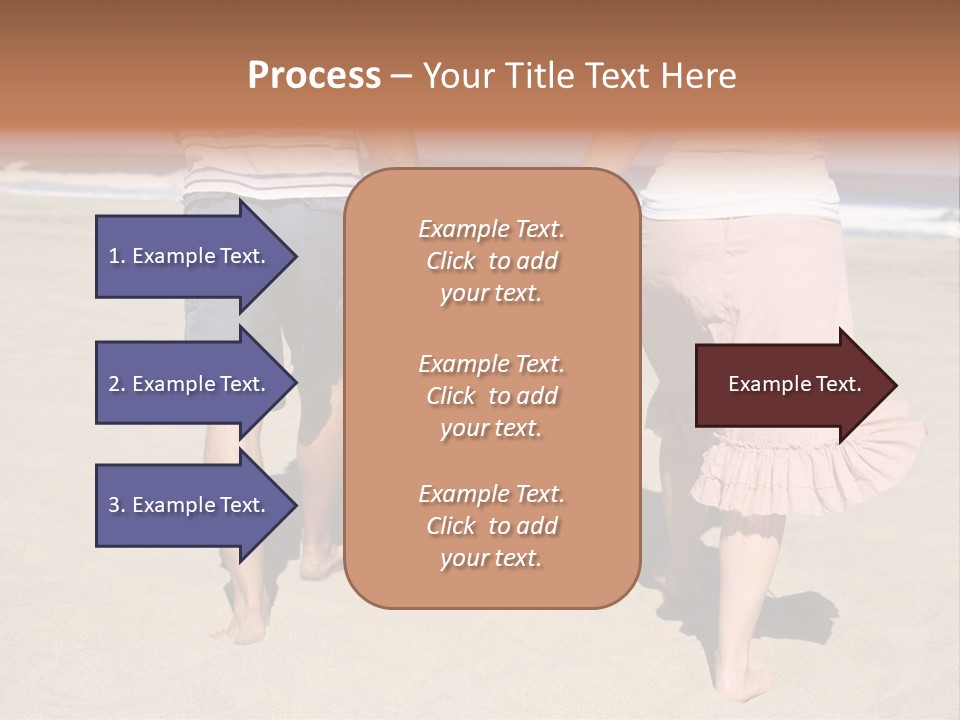 Water Senior Sunrise PowerPoint Template