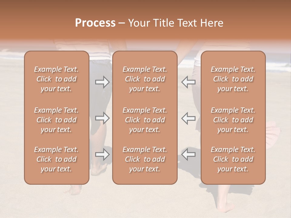 Water Senior Sunrise PowerPoint Template