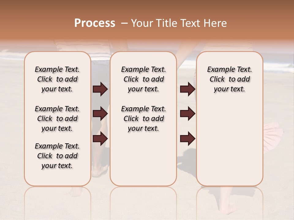 Water Senior Sunrise PowerPoint Template