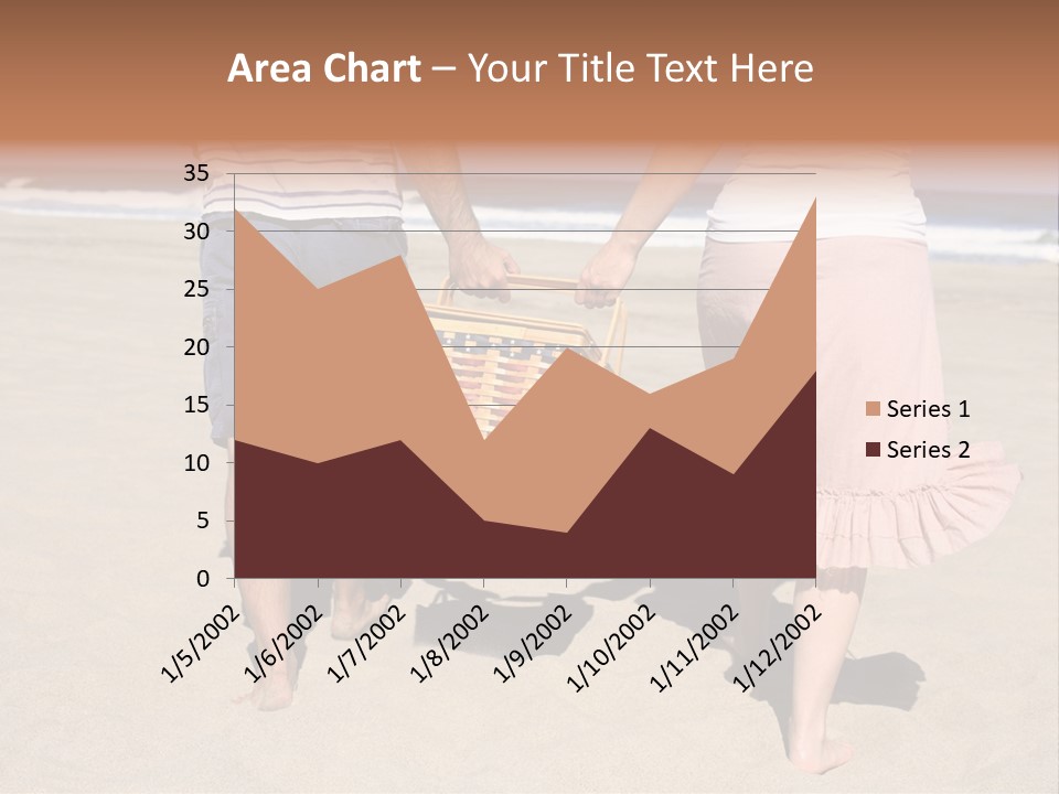 Water Senior Sunrise PowerPoint Template