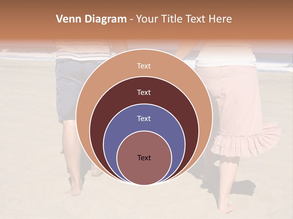 Water Senior Sunrise PowerPoint Template