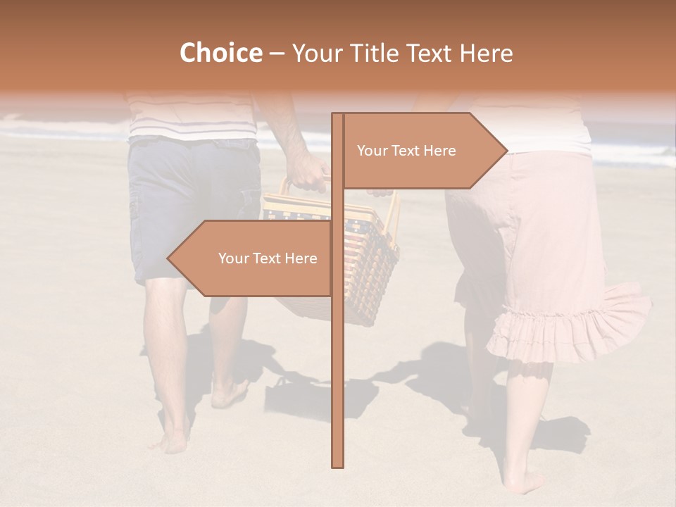 Water Senior Sunrise PowerPoint Template