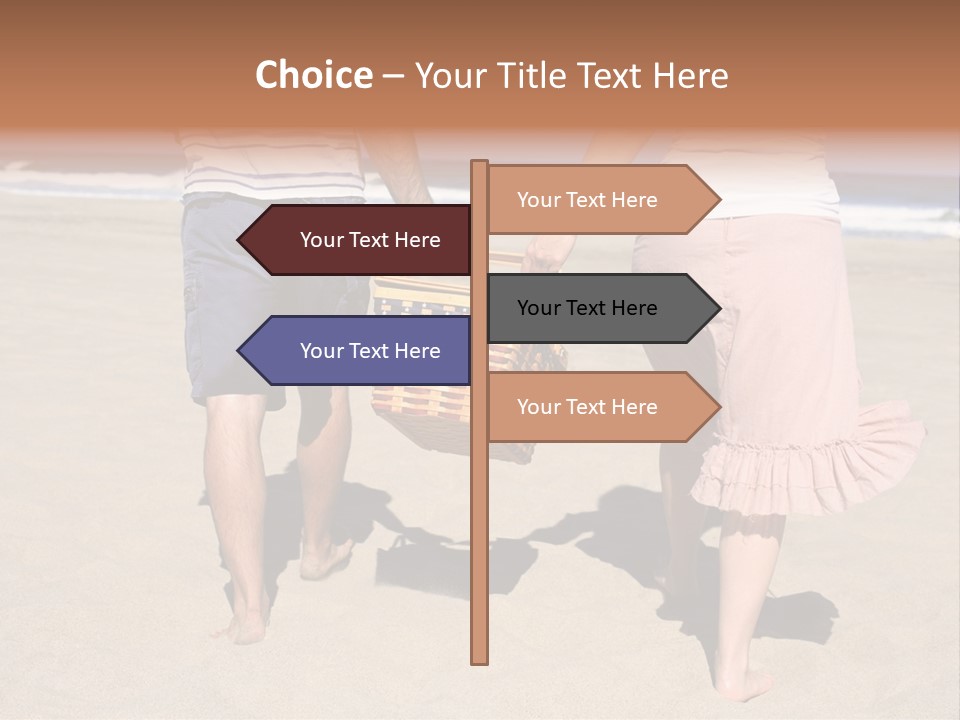 Water Senior Sunrise PowerPoint Template