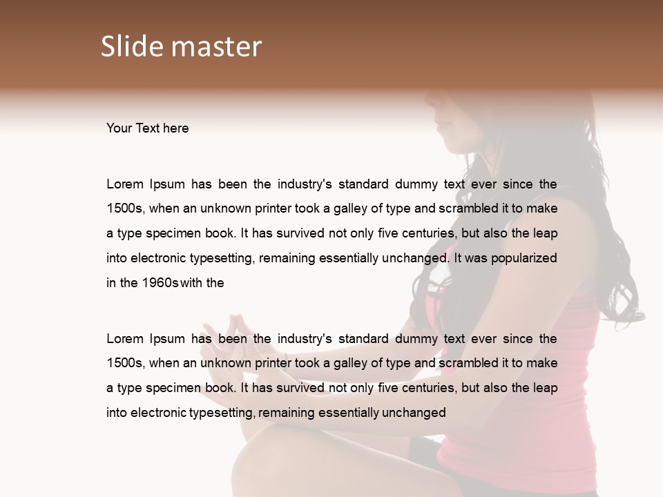 Pensioner Sand Single PowerPoint Template