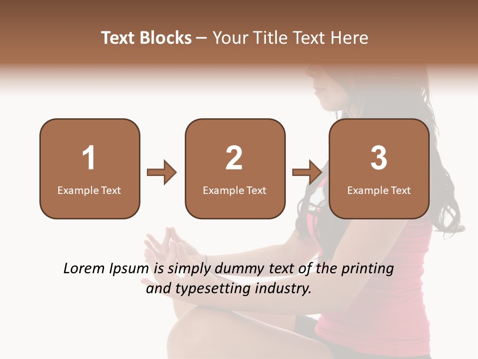 Pensioner Sand Single PowerPoint Template