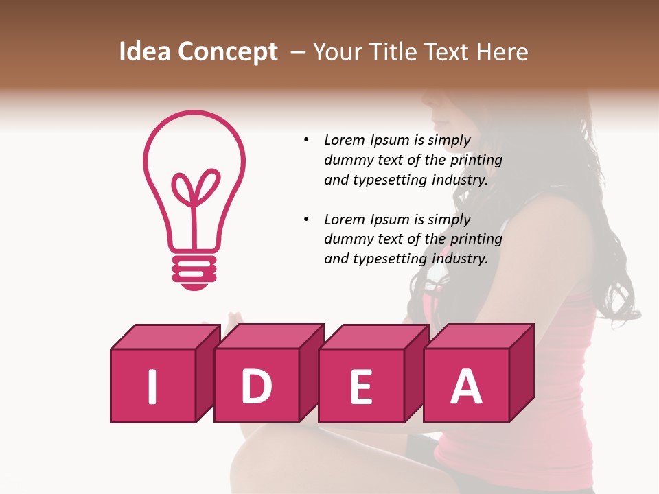 Pensioner Sand Single PowerPoint Template