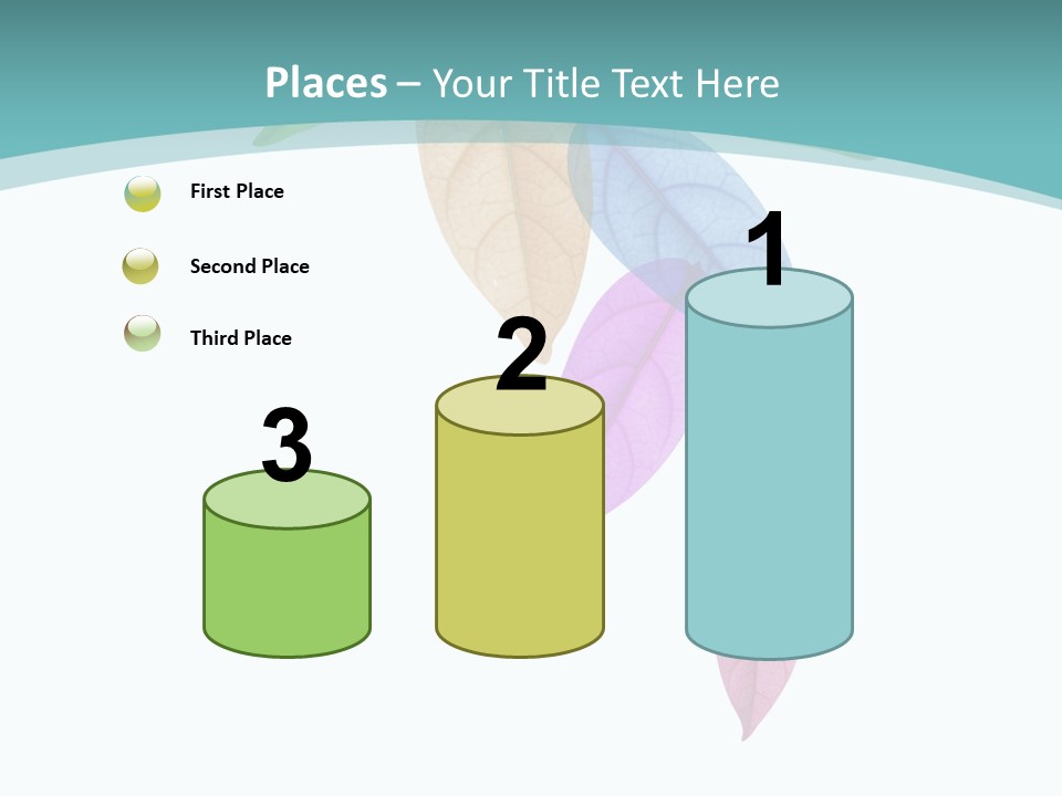 Woman Beach Calm PowerPoint Template