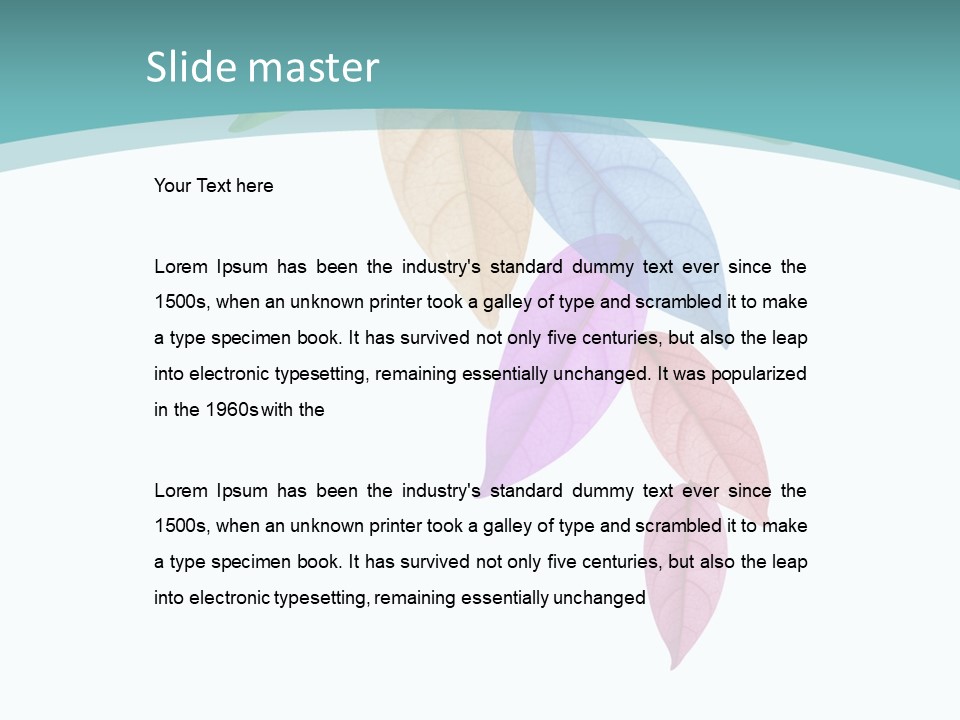 Woman Beach Calm PowerPoint Template