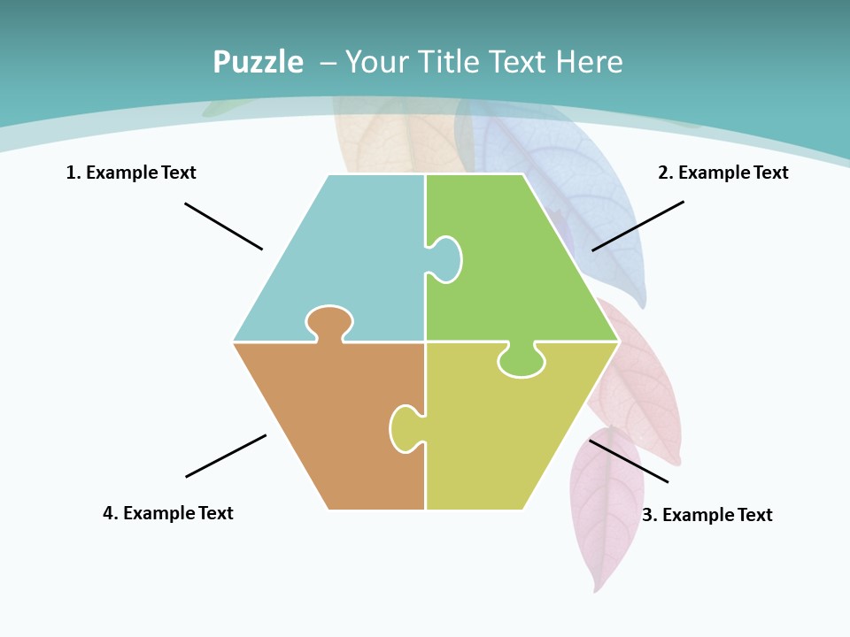 Woman Beach Calm PowerPoint Template