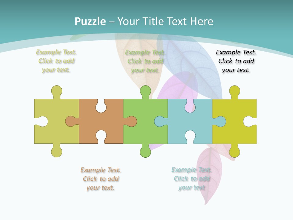 Woman Beach Calm PowerPoint Template