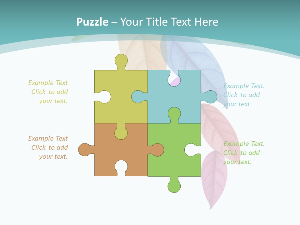 Woman Beach Calm PowerPoint Template