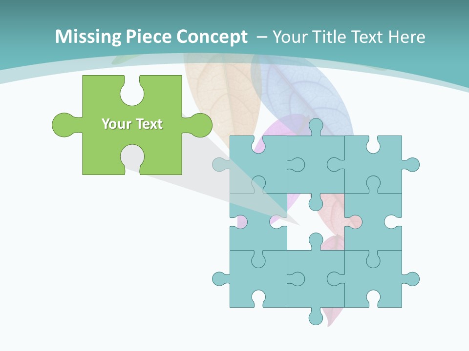 Woman Beach Calm PowerPoint Template