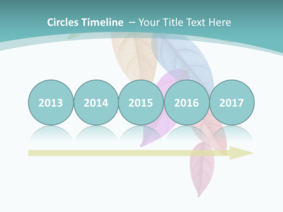 Woman Beach Calm PowerPoint Template