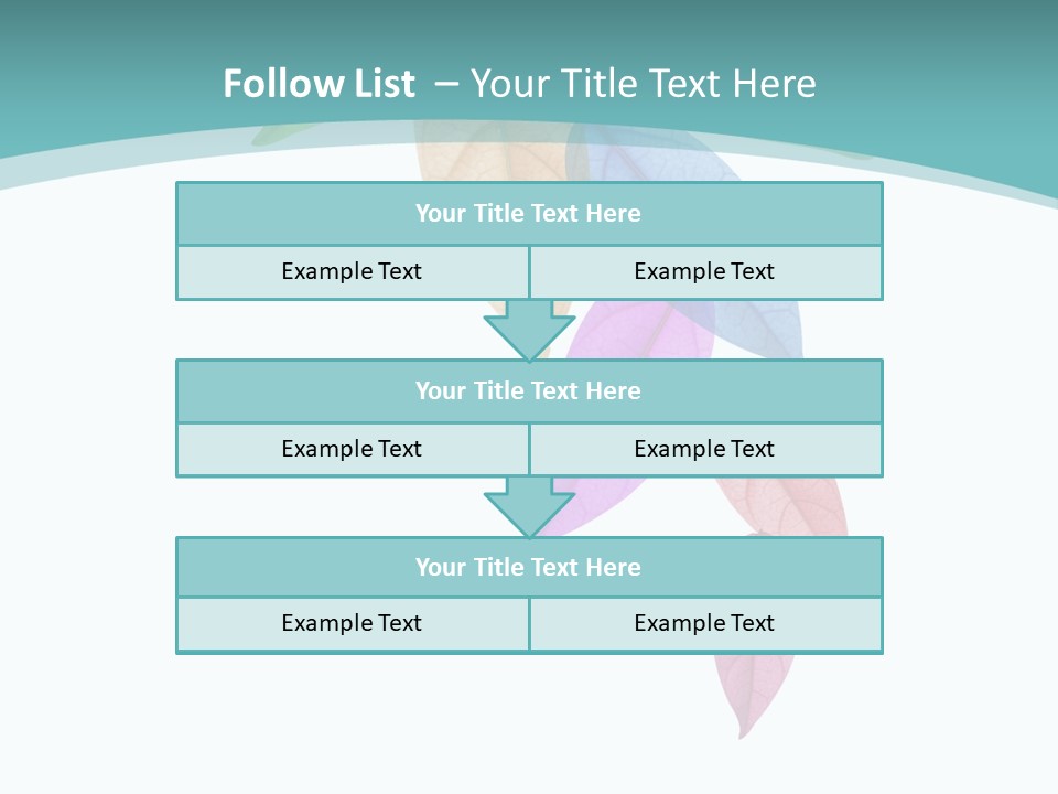 Woman Beach Calm PowerPoint Template