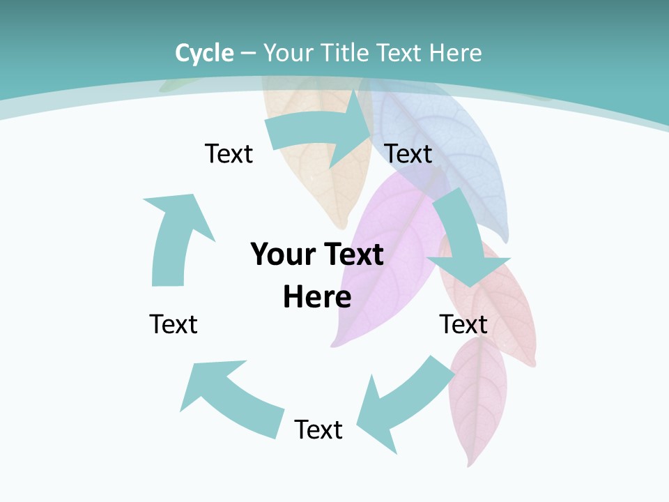 Woman Beach Calm PowerPoint Template