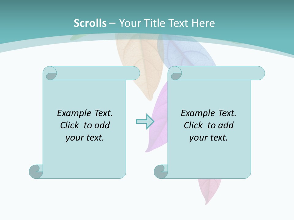 Woman Beach Calm PowerPoint Template