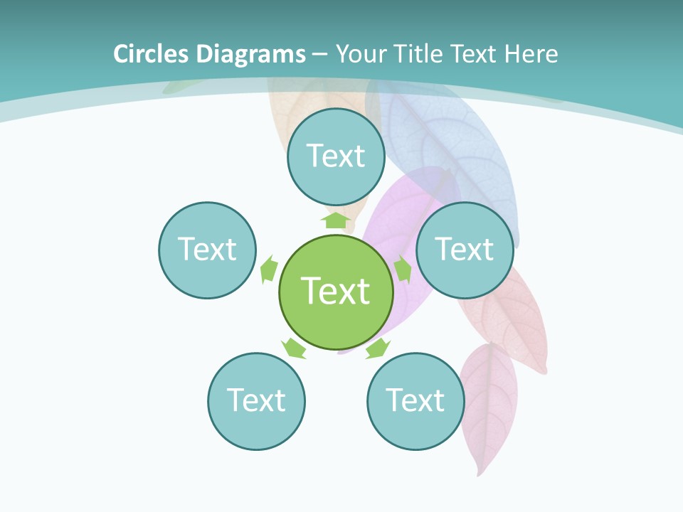 Woman Beach Calm PowerPoint Template