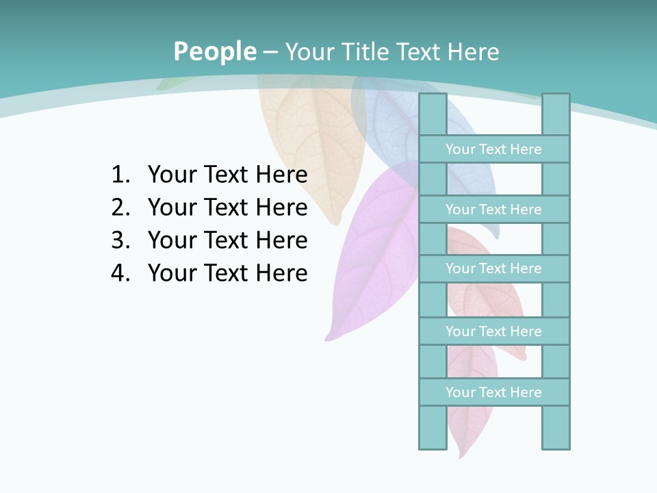 Woman Beach Calm PowerPoint Template