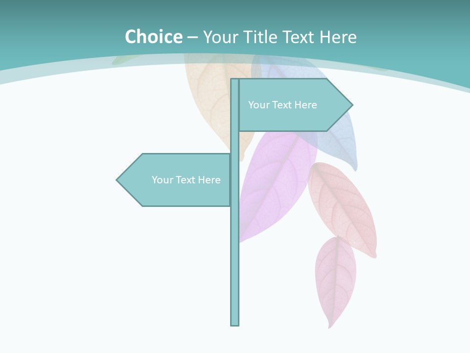 Woman Beach Calm PowerPoint Template