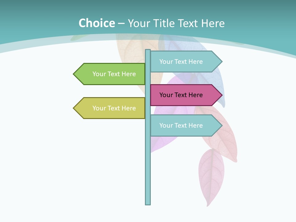 Woman Beach Calm PowerPoint Template