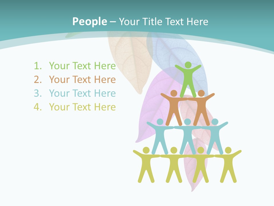 Woman Beach Calm PowerPoint Template