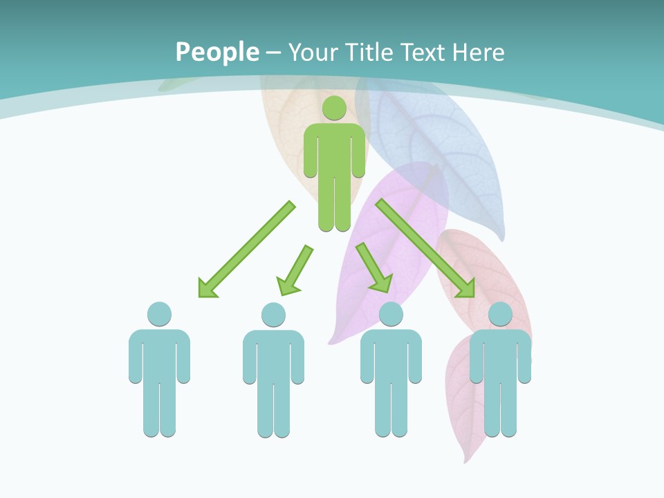 Woman Beach Calm PowerPoint Template