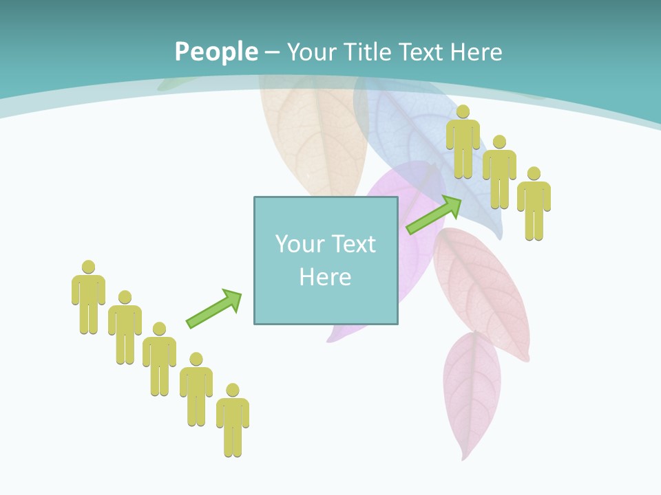 Woman Beach Calm PowerPoint Template