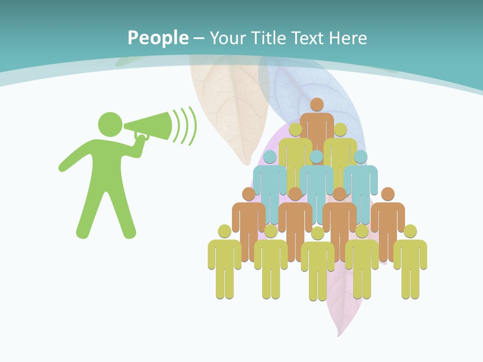 Woman Beach Calm PowerPoint Template