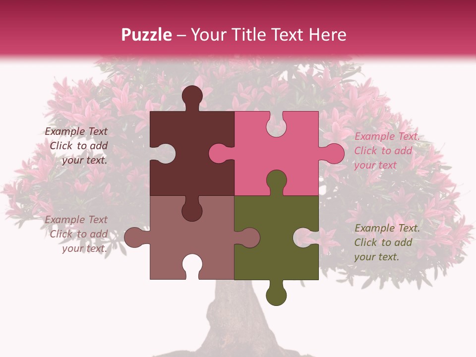 Portrait Elderly Calm PowerPoint Template