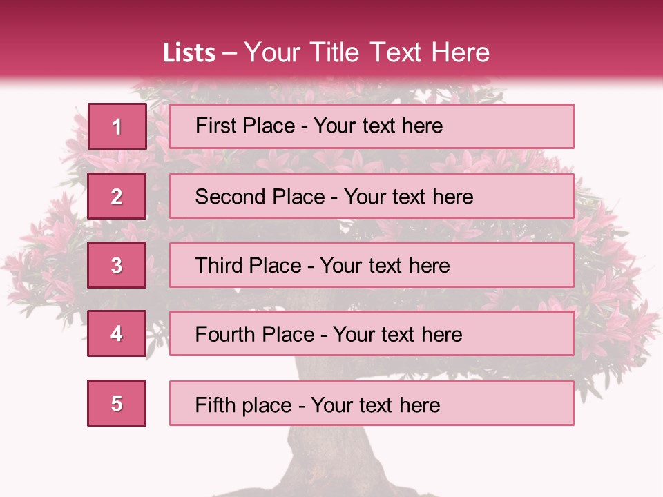 Portrait Elderly Calm PowerPoint Template