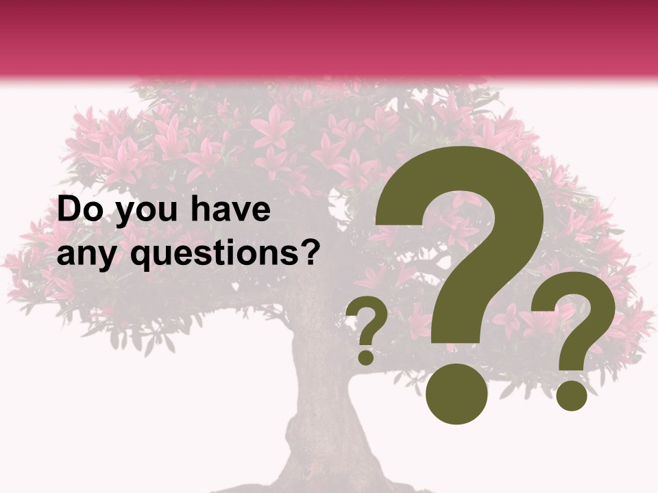 Portrait Elderly Calm PowerPoint Template