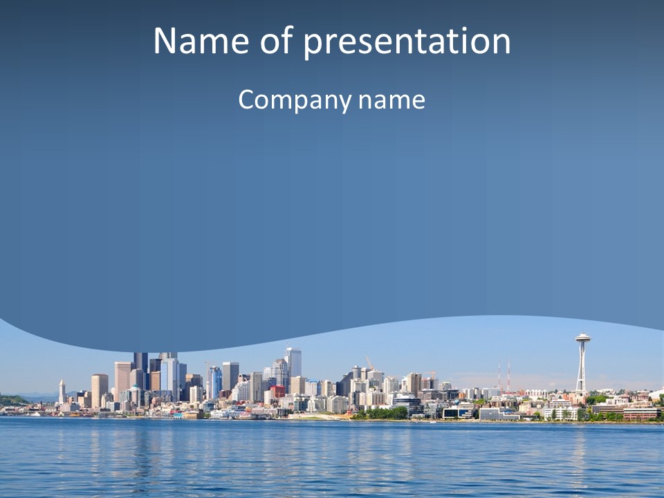 Older Ocean Mother PowerPoint Template