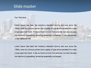 Older Ocean Mother PowerPoint Template