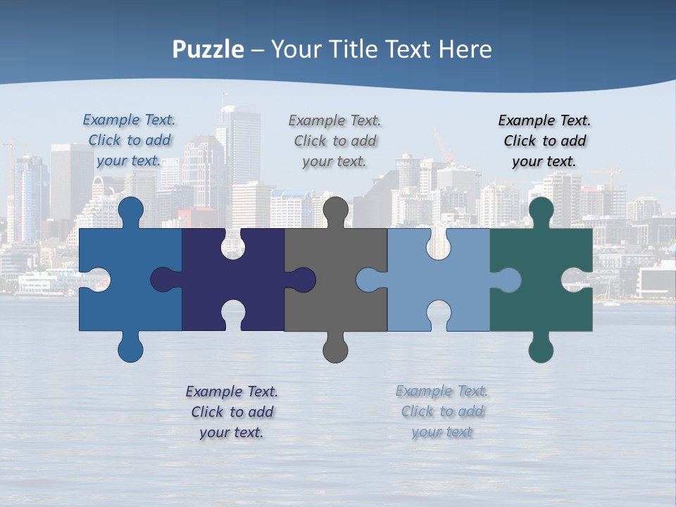 Older Ocean Mother PowerPoint Template