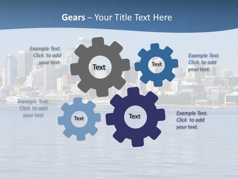 Older Ocean Mother PowerPoint Template