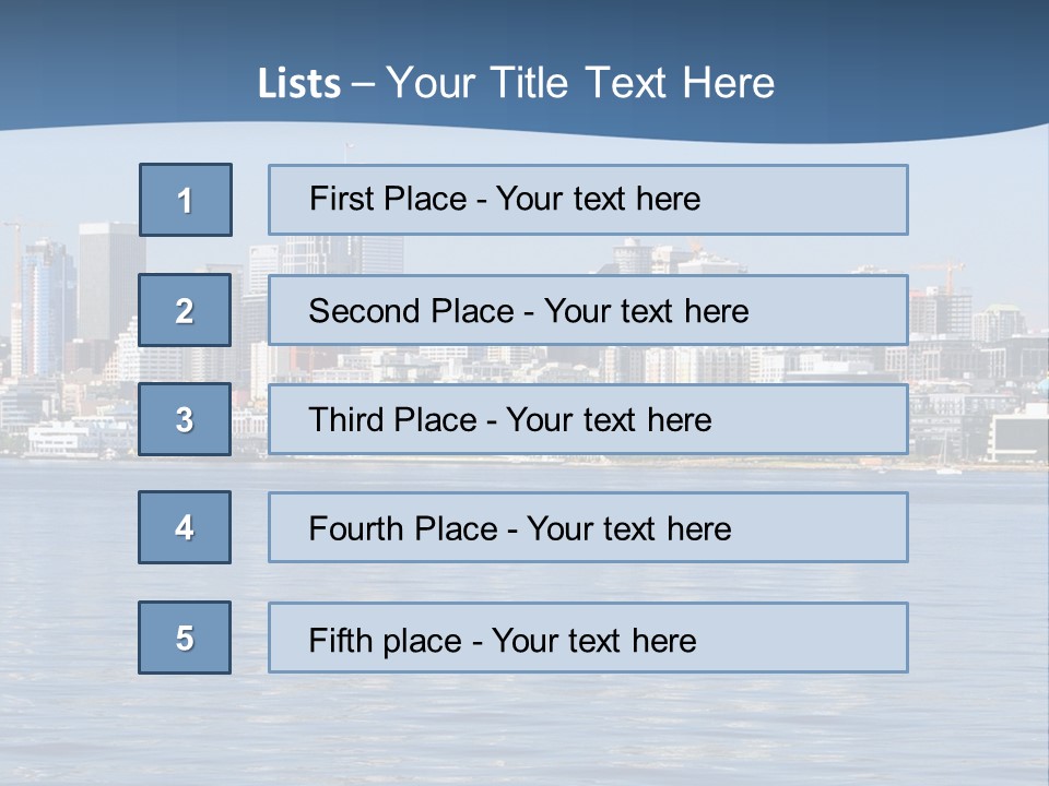 Older Ocean Mother PowerPoint Template