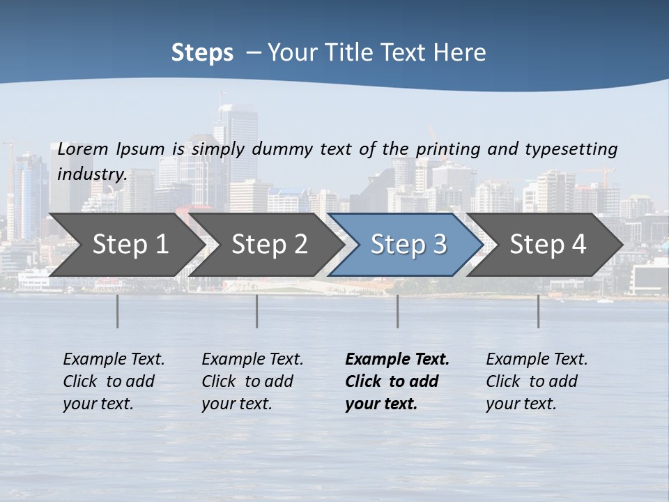 Older Ocean Mother PowerPoint Template